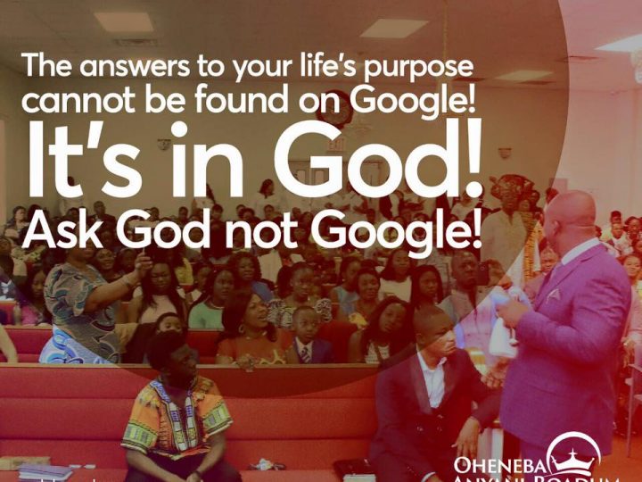 Ask God not Google!