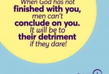 God has not Finished with You